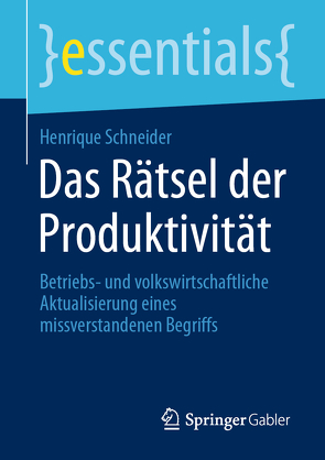 Das Rätsel der Produktivität von Schneider,  Henrique