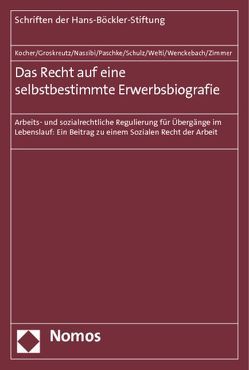 Das Recht auf eine selbstbestimmte Erwerbsbiografie von Groskreutz,  Henning, Kocher,  Eva, Nassibi,  Ghazaleh, Paschke,  Christian, Schulz,  Susanne, Welti,  Felix, Wenckebach,  Johanna, Zimmer,  Barbara