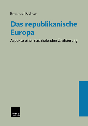 Das republikanische Europa von Richter,  Emanuel