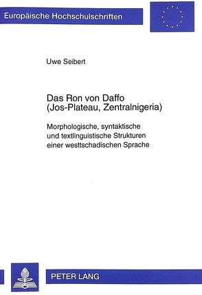 Das Ron von Daffo (Jos-Plateau, Zentralnigeria) von Seibert,  Uwe