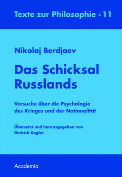 Das Schicksal Russlands von Berdjaev,  Nikolaj., Kegler,  Dietrich