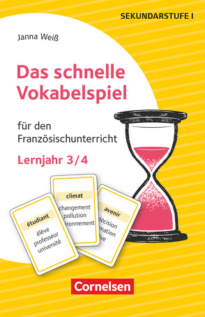 Das schnelle Vokabelspiel – Französisch – Lernjahr 3/4 von Weiß,  Janna