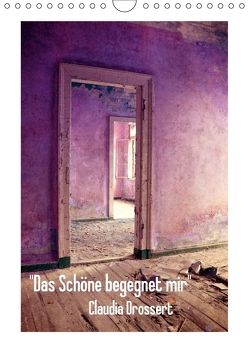 Das Schöne begegnet mir (Wandkalender 2018 DIN A4 hoch) von Drossert,  Claudia