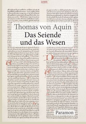 Das Seiende und das Wesen von Aquin,  Thomas von