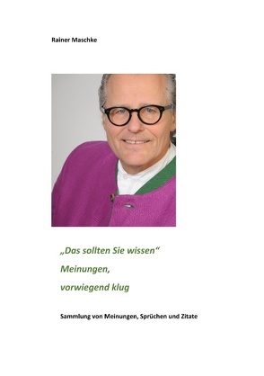 Das sollten Sie wissen von Maschke,  Rainer