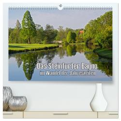 Das Steinfurter Bagno im Wandel der Jahreszeiten (hochwertiger Premium Wandkalender 2024 DIN A2 quer), Kunstdruck in Hochglanz von Uppena (GdT),  Leon