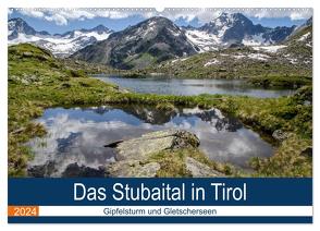 Das Stubaital in Tirol – Gipfelsturm und Gletscherseen (Wandkalender 2024 DIN A2 quer), CALVENDO Monatskalender von Brehm (www.frankolor.de),  Frank