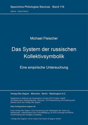 Das System der russischen Kollektivsymbolik von Fleischer,  Michael