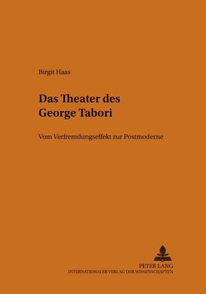 Das Theater des George Tabori von Haas,  Birgit