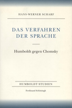 Das Verfahren der Sprache von Scharf,  Hans-Werner