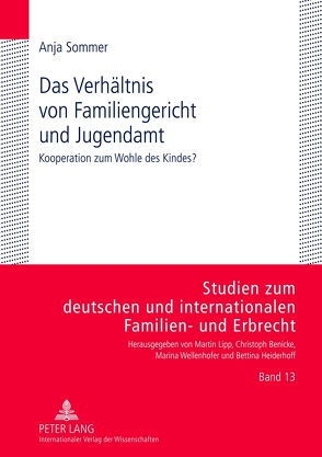 Das Verhältnis von Familiengericht und Jugendamt von Sommer,  Anja