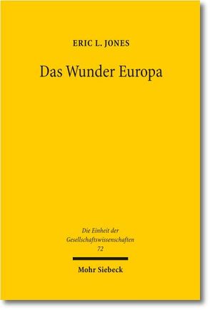 Das Wunder Europa von Jones,  Eric L