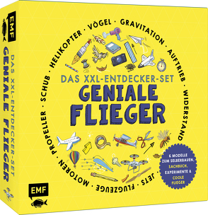 Das XXL-Entdecker-Set – Geniale Flieger: Mit 6 Modellen zum Selberbauen, Sachbuch, Experimenten und faszinierenden Flugmaschinen von Dickmann,  Nancy, Strohbach,  Julia