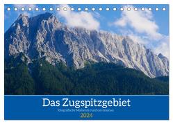 Das Zugspitzegebiet (Tischkalender 2024 DIN A5 quer), CALVENDO Monatskalender von Berdin,  Sandra