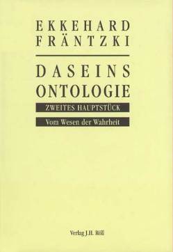 Daseinsontologie von Fräntzki,  Ekkehard