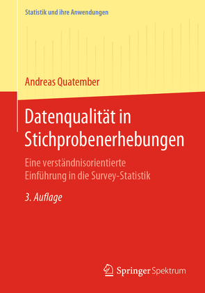 Datenqualität in Stichprobenerhebungen von Quatember,  Andreas