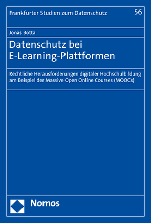 Datenschutz bei E-Learning-Plattformen von Botta,  Jonas