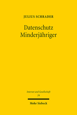 Datenschutz Minderjähriger von Schrader,  Julius