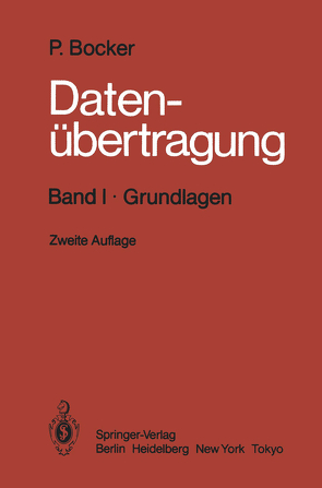 Datenübertragung Technik der Daten- und Textkommunikation von Bocker,  Peter, Grützmann,  S., Petersen,  J., Voss,  H. H.