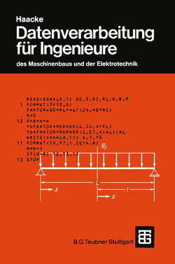 Datenverarbeitung für Ingenieure von Becker Jürgen, Haacke,  Wolfhart, Kevekordes,  Franz-Josef, Meltzow,  Otto, Nabert,  Rudolf, Patzelt,  Gerhard, Schulte,  Hermann