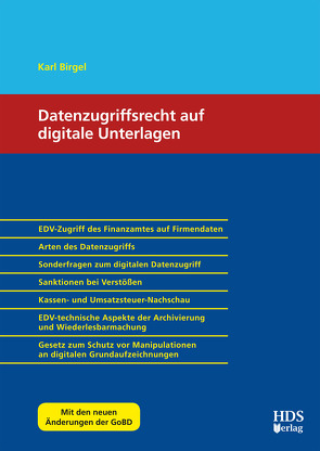 Datenzugriffsrecht auf digitale Unterlagen von Birgel,  Karl