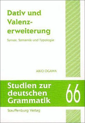 Dativ und Valenzerweiterung von Ogawa,  Akio