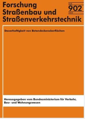 Dauerhaftigkeit von Betondeckenoberflächen von Beckhaus,  K, Schiessl,  P, Wenzel,  P