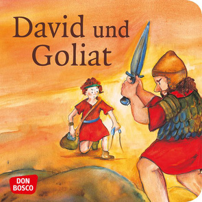 David und Goliat. Mini-Bilderbuch. von Brandt,  Susanne, Lefin,  Petra, Nommensen,  Klaus-Uwe