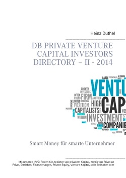 DB Private Venture Capital Investors Directory – II – 2014 von Co. Ltd.,  IAC Society, Duthel,  Heinz