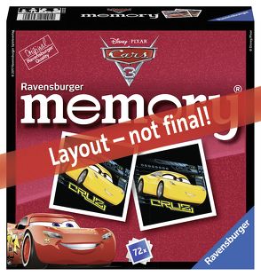 DCA: Disney Cars3 memory® von Hurter,  William H.