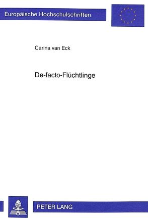 De-facto-Flüchtlinge von van Eck,  Carina