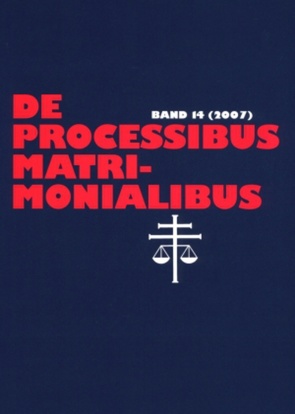 De processibus matrimonialibus von Güthoff,  Elmar, Selge,  Karl-Heinz