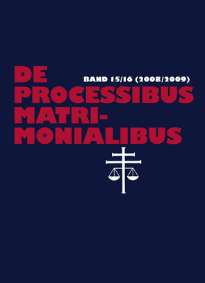 De processibus matrimonialibus von Güthoff,  Elmar, Selge,  Karl-Heinz