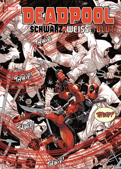 Deadpool: Schwarz, Weiß & Blut von Baruchel,  Jay, Brisson,  Ed, Johnson,  Daniel Warren, Kirk,  Leonard, Lapham,  David, Lapham,  Maria, Medina,  Paco, Noto,  Phil, Okazaki,  Takashi, Pacheco,  Karla, Portacio,  Whilce, Stokoe,  James, Strittmatter,  Michael, Taylor,  Tom, Tieri,  Frank, Woods,  Pete