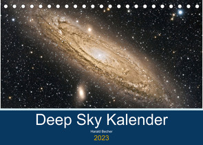 Deep Sky Kalender (Tischkalender 2023 DIN A5 quer) von Becher,  Harald