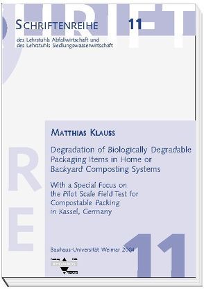 Degradation of Biologically Degradable Packaging Items in Home or Backyard Composting Systems von Klauss,  Matthias