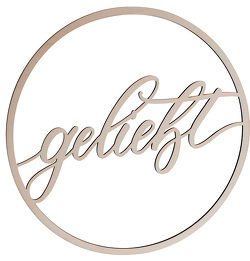 Deko-Holzreif „geliebt“