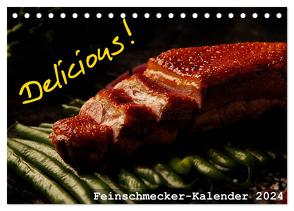 Delicious! Feinschmecker-Kalender (Tischkalender 2024 DIN A5 quer), CALVENDO Monatskalender von Vonten,  Dirk