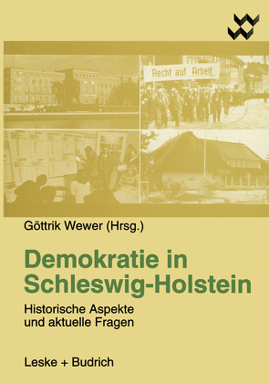 Demokratie in Schleswig-Holstein von Wewer,  Göttrik