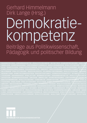 Demokratiekompetenz von Himmelmann,  Gerhard, Lange,  Dirk