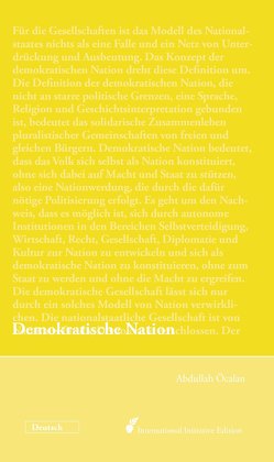 Demokratische Nation von Öcalan,  Abdullah