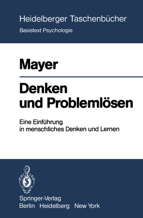 Denken und Problemlösen von Mayer,  R.E., Pinto,  E.M.