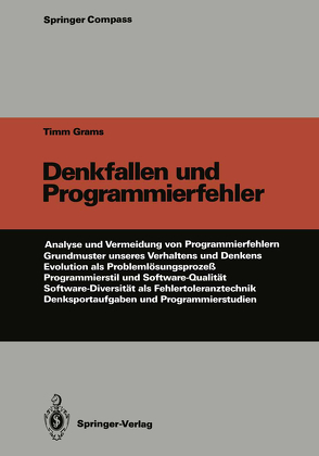 Denkfallen und Programmierfehler von Grams,  Timm