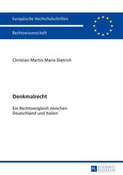 Denkmalrecht von Dietrich,  Christian