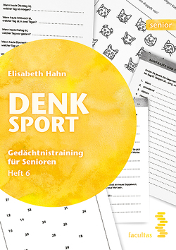 Denksport Heft 6 (Zusatzmaterial) von Hahn,  Elisabeth