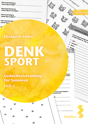 Denksport Heft 6 (Zusatzmaterial) von Hahn,  Elisabeth