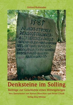 Denksteine im Solling von Blieschies,  Hannes, Creydt,  Detlef