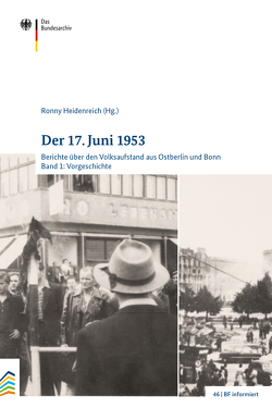 Der 17. Juni 1953 von Heidenreich,  Ronny