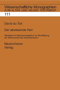 Der abwesende Herr von Du Toit,  David S.