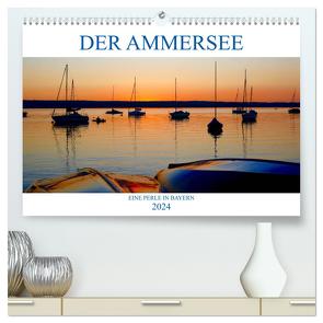 Der Ammersee (hochwertiger Premium Wandkalender 2024 DIN A2 quer), Kunstdruck in Hochglanz von Jäger,  Anette/Thomas